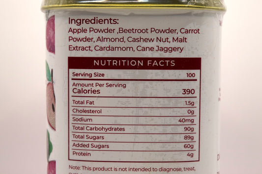 Divine Foods ABC (Apple, Beetroot & Carrot) Milk Mix - 250 gm