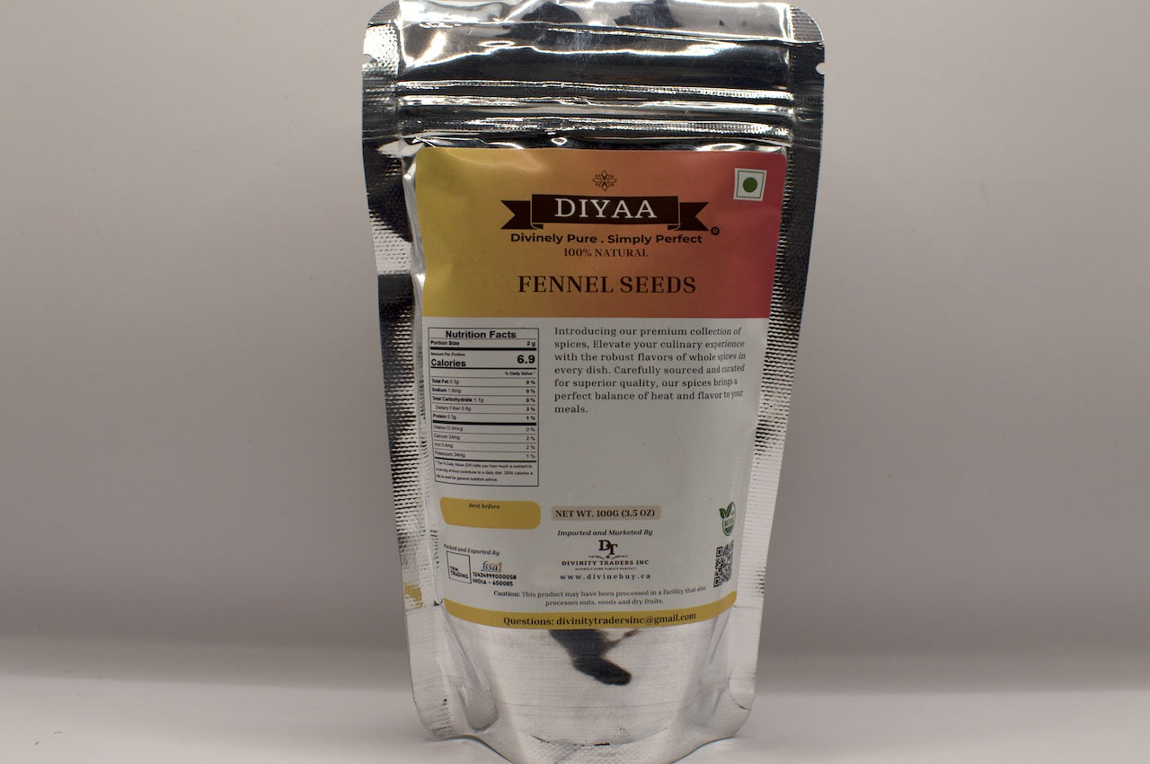 Diyaa Fennel Seeds (பெருஞ்சீரகம்) - 100 gm