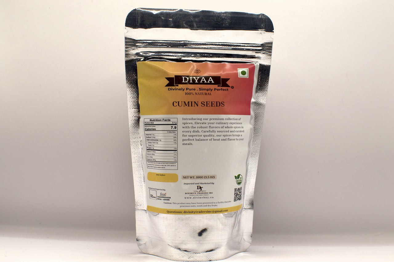 Diyaa Cumin Seeds (சீரகம்) - 50 gm