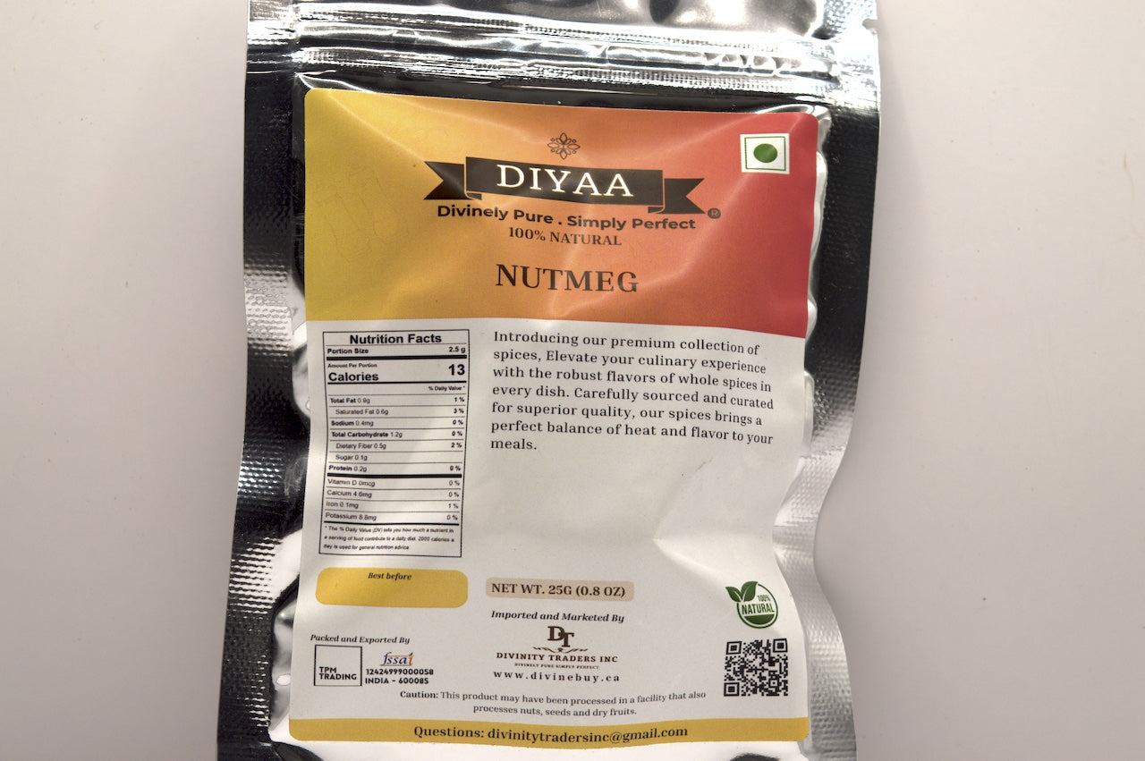 Diyaa Nutmeg (ஜாதிக்காய்) - 25 gm