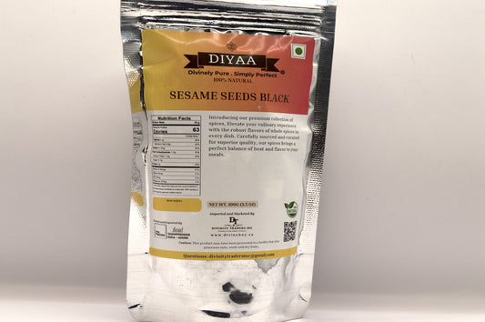 Diyaa Sesame seeds - Black (எள்) - 100 gm