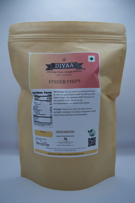 Diyaa Fryums (Finger Chips) white - 200 gm
