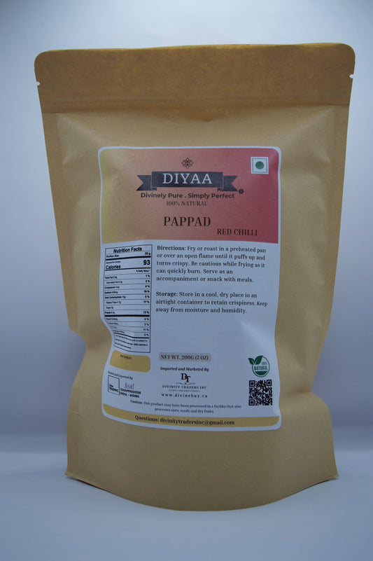 Diyaa Fryums - Red Chilli Pappad - 200 gm