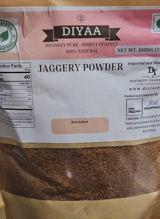 Diyaa Organic Jaggery Powder (வெல்லம்) -  1 kg