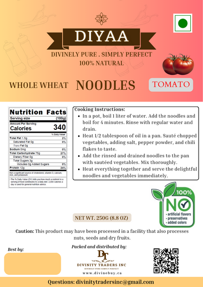 Diyaa Tomato Noodles - 250 gm