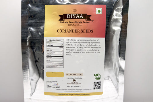 Diyaa Corriander Seeds - 100 gm