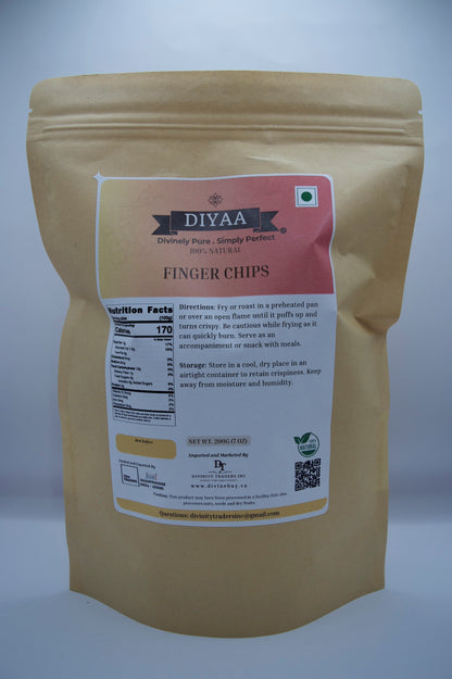 Diyaa Fryums (Finger Chips) white - 200 gm