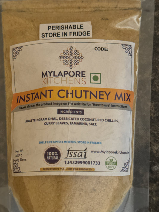 Mylapore Kitchens Instant Chutney mix (100g)