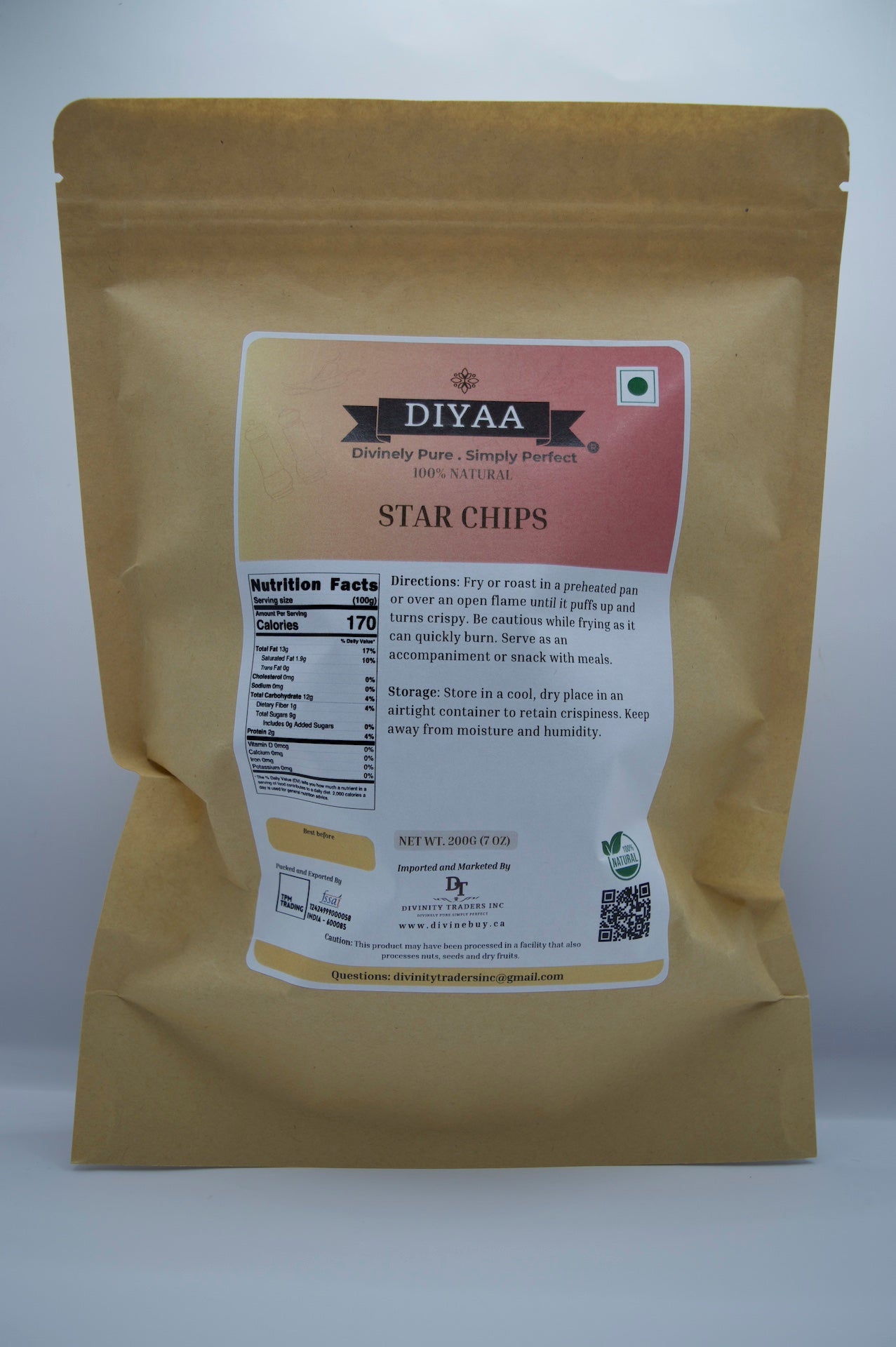 Diyaa Fryums (Star Chips) - 200 gm – Divine Buy