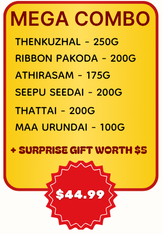 Chettinad Snacks Combo Pack