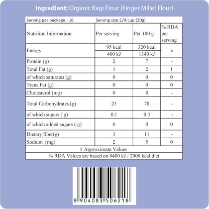 24 Mantra Organic Ragi Flour 500g